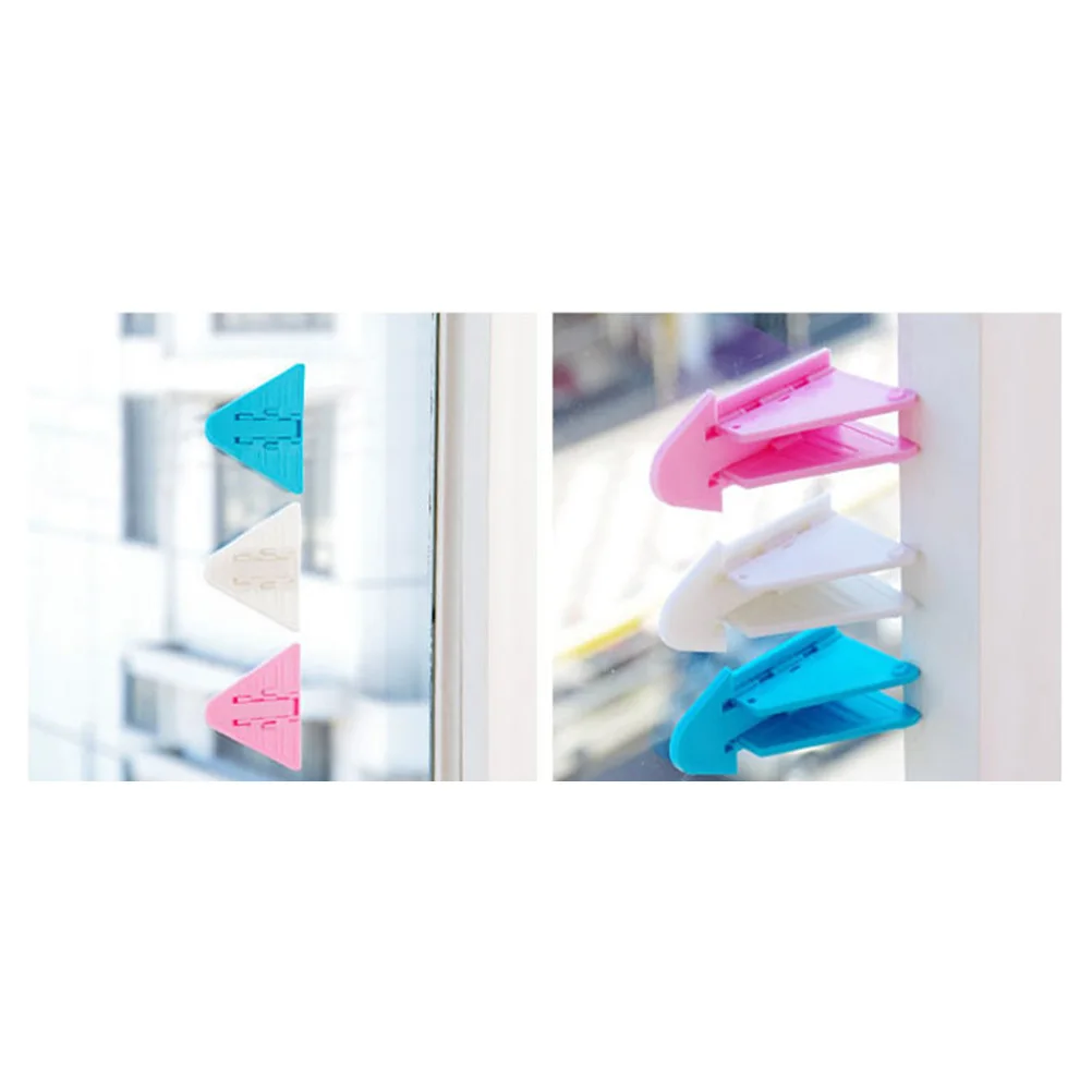 

3Pcs Security Sliding Door Locks Strong Adhesive Tape Baby Proofing for Glass Wood Metal Surfaces Sliding Door Locks