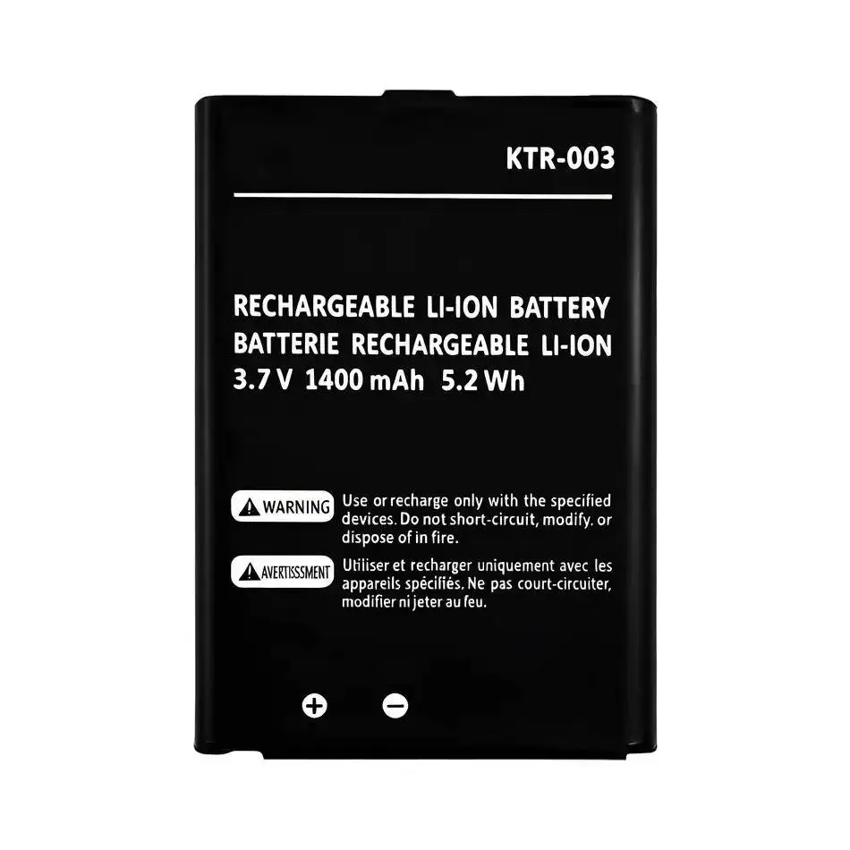 Reliable Power Supply 1400mAh Portable Game Console Battery For Nintendo New 3DS N3DS Ktr-003