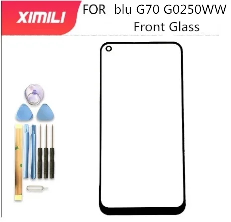 

New Blu G70 G0250WW Front Glass Screen Lens 100% Original Front Touch Screen Glass Outer Lens for blu g70 G0250WW Phone +Tools