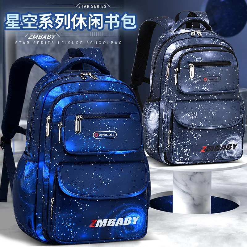 Student Schoolbag Boys Large Capacity Children's Bag Shoulders Lightweight and Energy-saving Large Capacity Backpacks