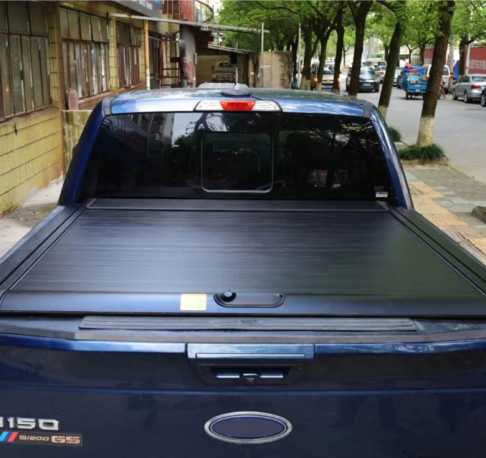 

4X4 Pickup Truck Bed Cover Retractable Roller Lid Shutter Tonneau For Ranger Hilux Revo tundra F150 Ram Triton