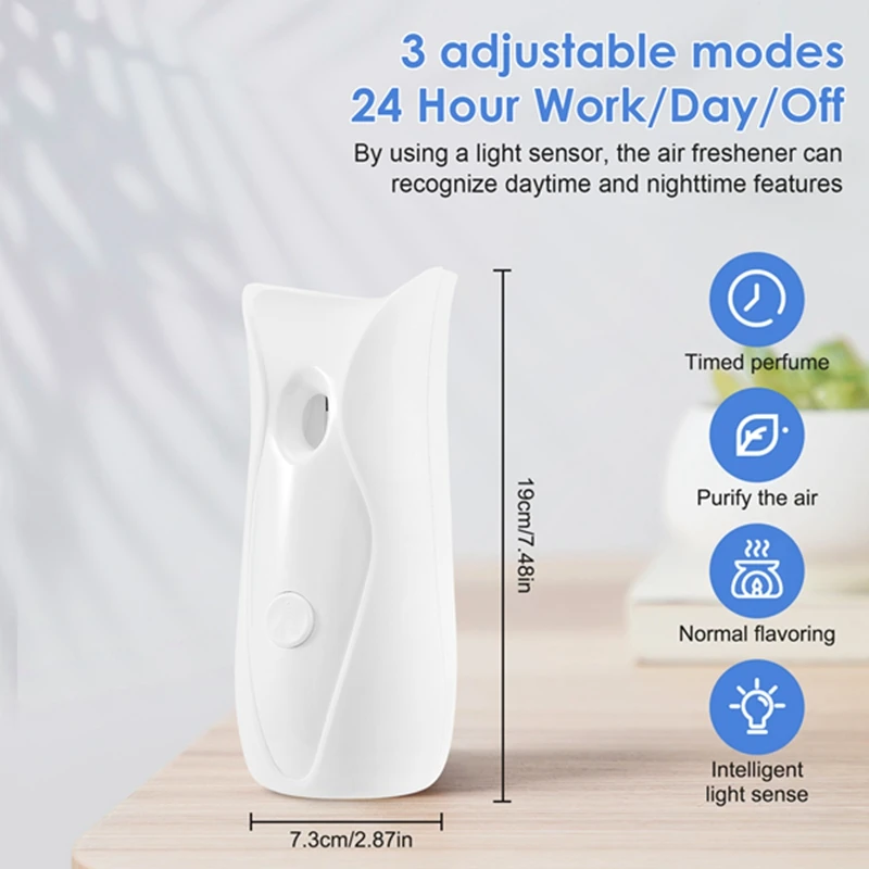 Automatic Air Freshener Dispenser Bathroom Timed Air Freshener Spray Wall Mounted, Automatic Scent Dispenser For Home