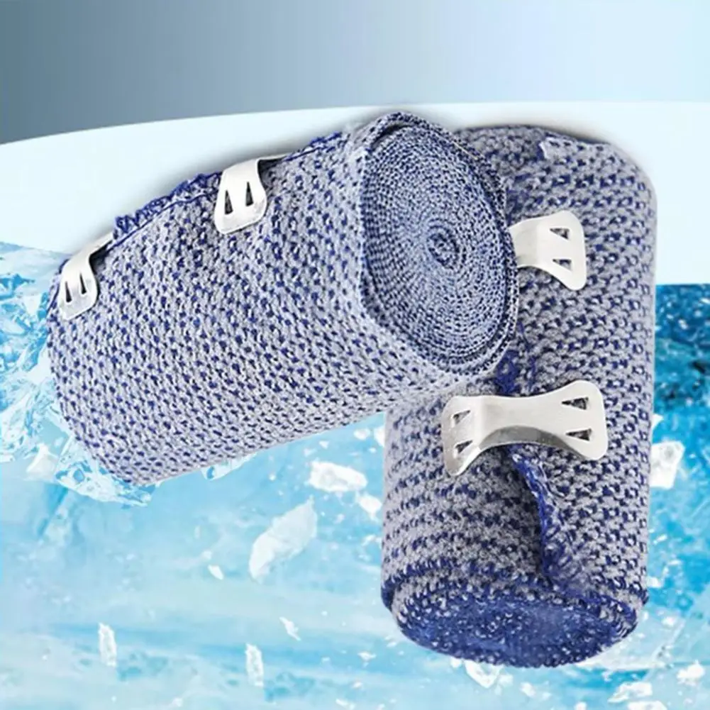 

Ice Bandage Roll Sport Pressurized Self-Cut Length Microporous Design Sport Pressurized Bandage Aluminum Buckle Bandages 2025