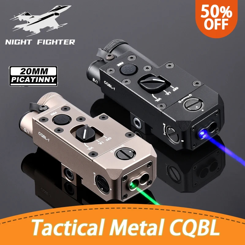 WADSN Tactical Airsoft CQBL-1 Metal Red Dot Green Blue Laser Sight Fit 20MM Picatinny Rail Hunting Scout Aiming Weapon Parts