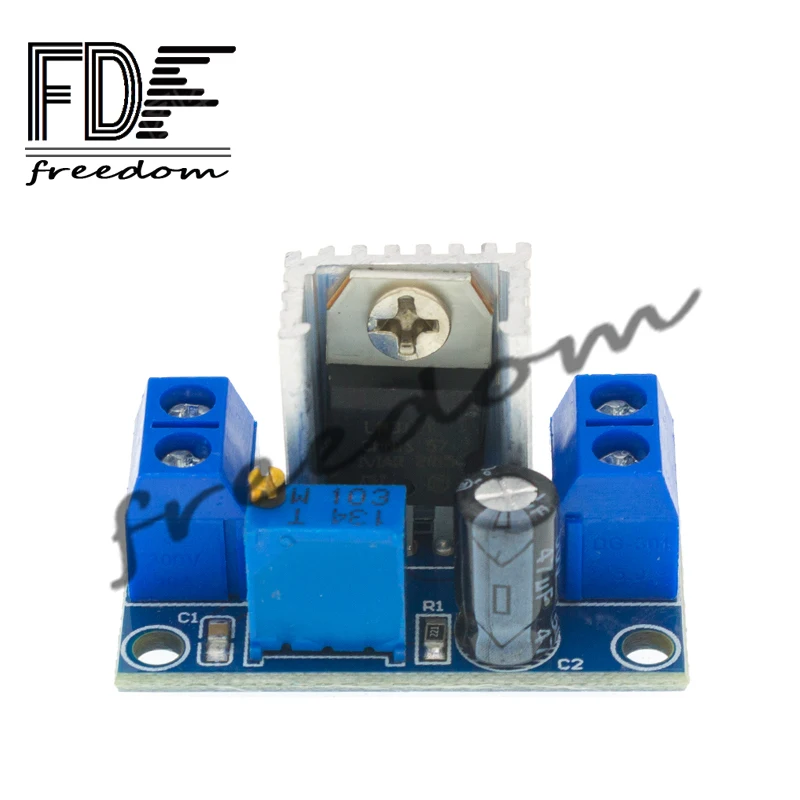 1PCS LM317 Adjustable Voltage Regulator Power Supply DC-DC Converter Buck Lucky Step Down Circuit Board Module Linear Regulator