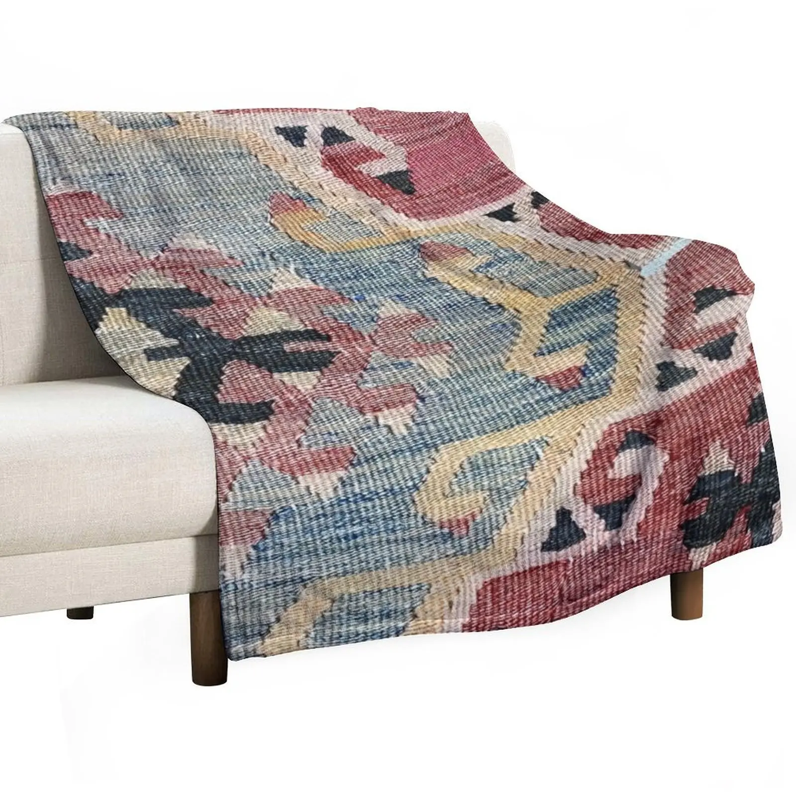 

Bohemian Kilim, Navaho Weave, Woven Textile, Persian Carpet Throw Blanket Nap anime wednesday Decorative Beds Blankets