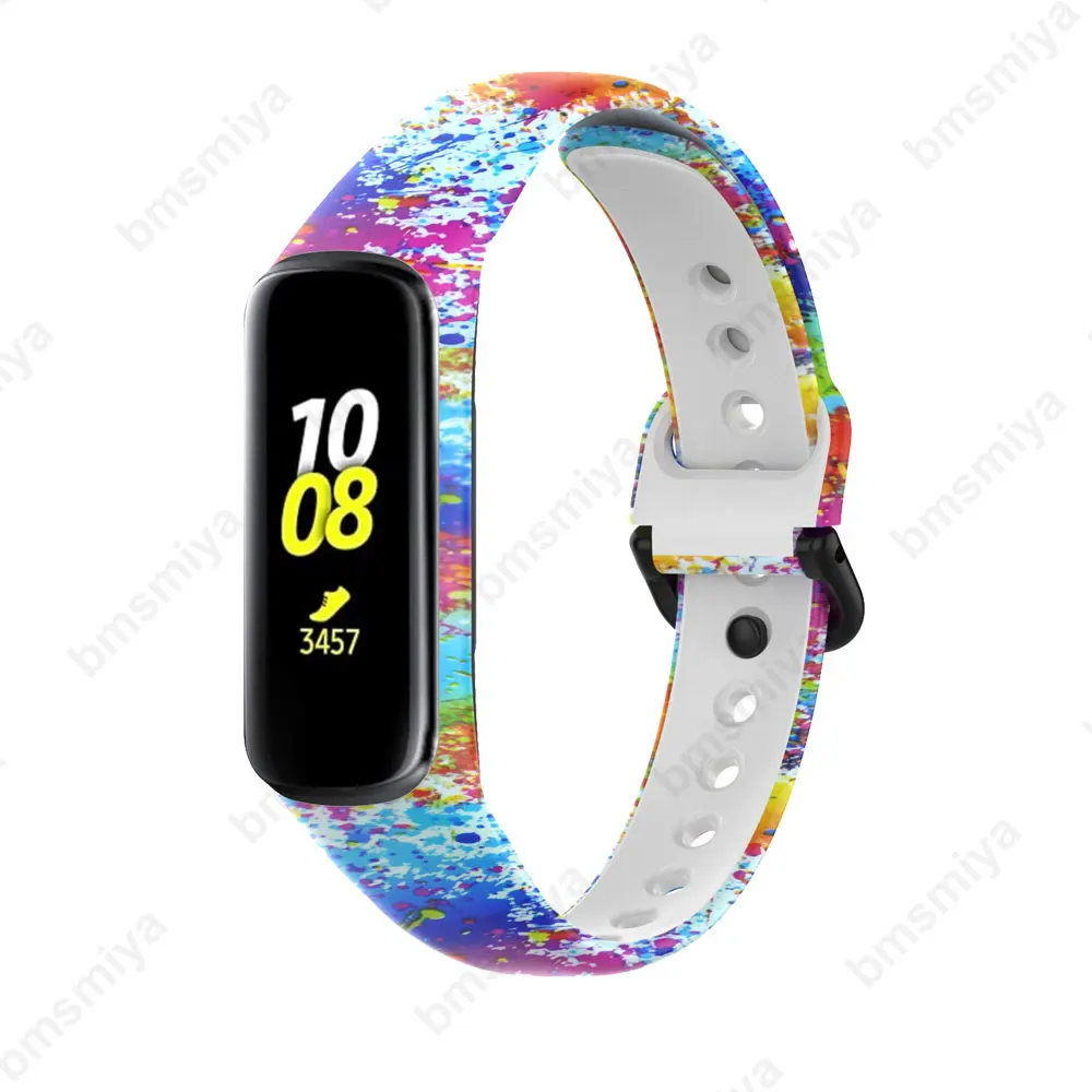 1PCS Silicone Colorful Wrist Band for Samsung Galaxy Fit 2 SM-R220 Strap Bracelet Replacement Belt for Galaxy Fit2 Accessories