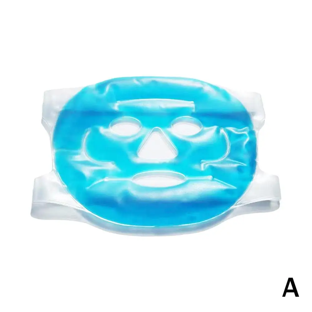 Maschera per il viso in Gel freddo Beauty Ice Compress strumento antirughe cura del raffreddamento maschera per il gonfiore della pelle rilassamento del viso SPA per il viso Q1K6