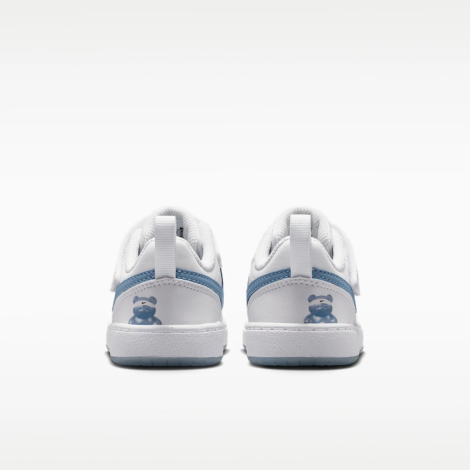 Nike genuine COURT BOROUGH baby and children's low cut fashionable retro board shoes IR4000-100