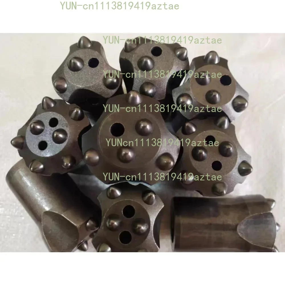 1pcs Ball Tooth Drill Bit, Cold Pressed Drill Bit, Rock Drill, Pneumatic Drill, Mining Plum Blossom Anchor, Mountain Drill Bit