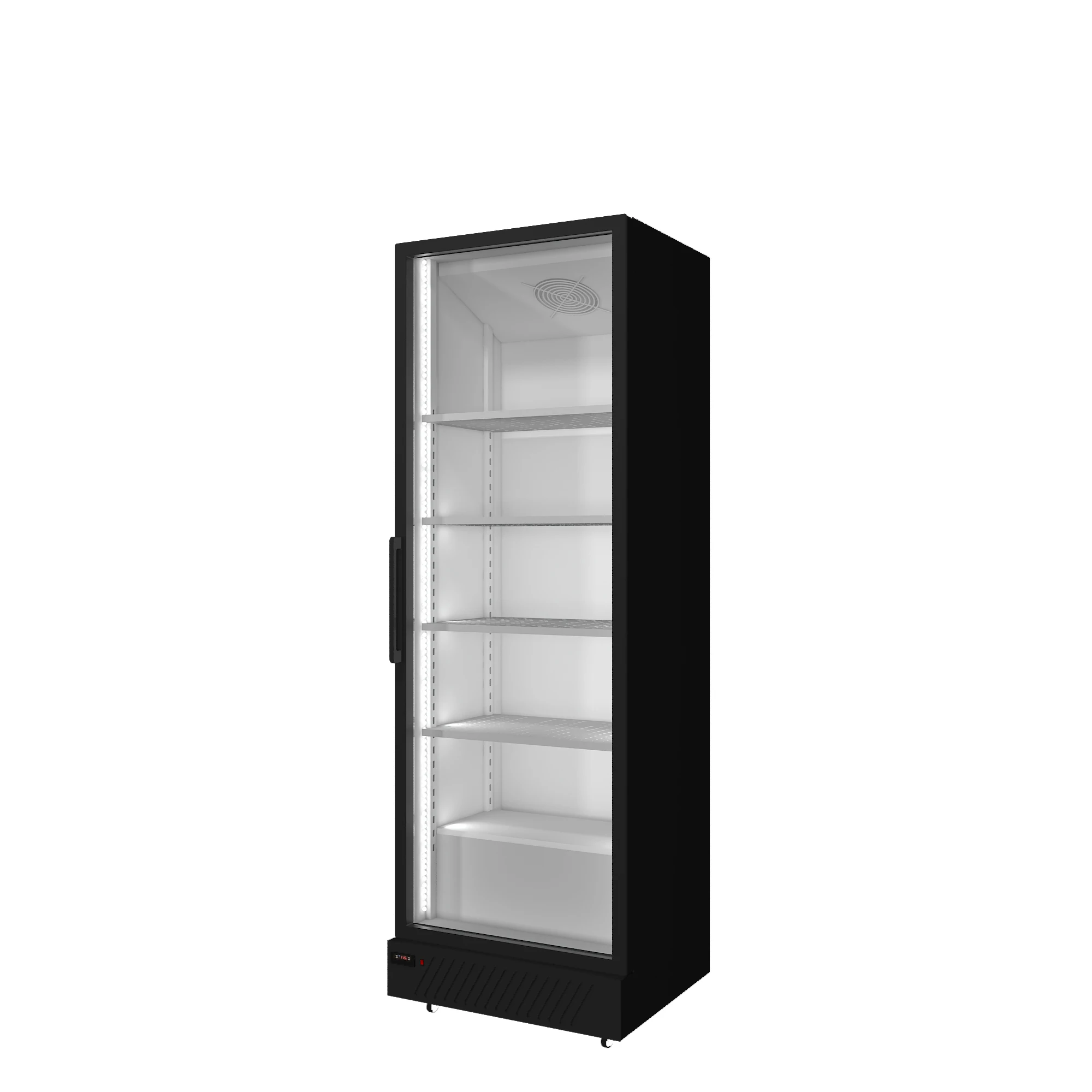 

Commercial Frost-Free Beverage Display Cooler, Glass Door & Adjustable Shelves CE Certified