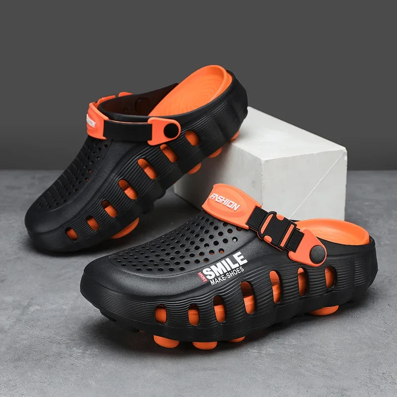 Sommer Herren Pantoffeln Sandalen Flip-Flops Clogs Weiche Sohle Unisex Outdoor Strand EVA Slides Clogs Badezimmer Bad Flache Schuhe – Detail 11