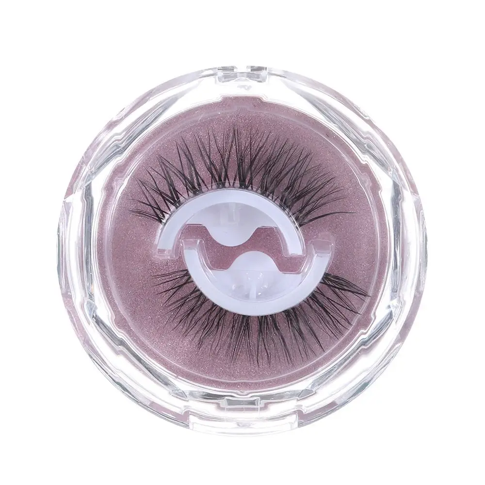 SKONHED 1 paio di ciglia finte ciglia finte spesse autoadesive riutilizzabili visone 3D ricci naturali