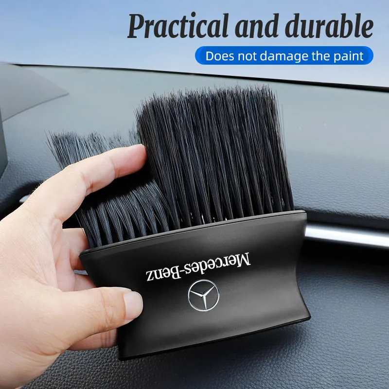 Car Wash Brush Dust Remover Air Outlet Soft Bristles Brushes For Mercedes Benz AMG W203 W206 W220 W205 W211 W212 W201 W210 W108