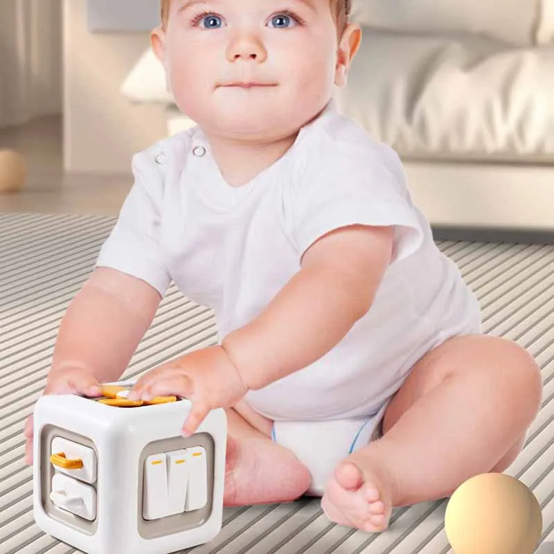 Baby Magic Cube multifunktion ale Hexaeder beschäftigt Ballspiel zeug für Baby Hand-Gehirn-Koordination Denken Training Schalter Puzzle Spielzeug