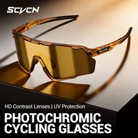 Gafas de Sol Fotocromáticas SCVCN para Hombre y Mujer, Gafas Deportivas con Protección UV400 para Ciclismo, Senderismo, Conducción