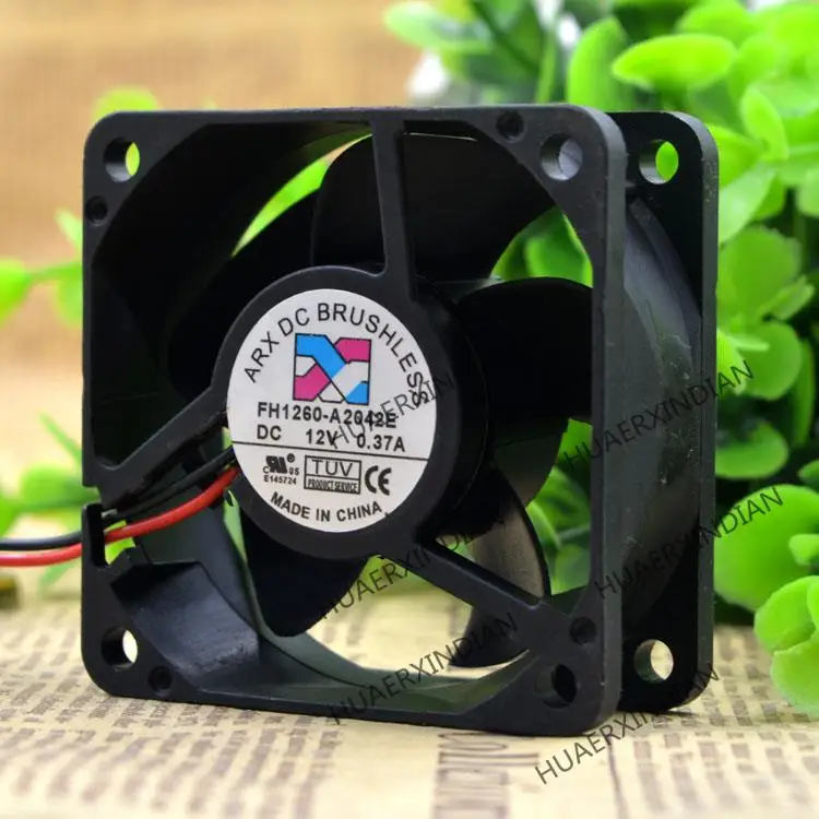 

New ARX FH1260-A2042E 12V 0.37A 6CM 6025 2 Cooling Fan Assembly Kit