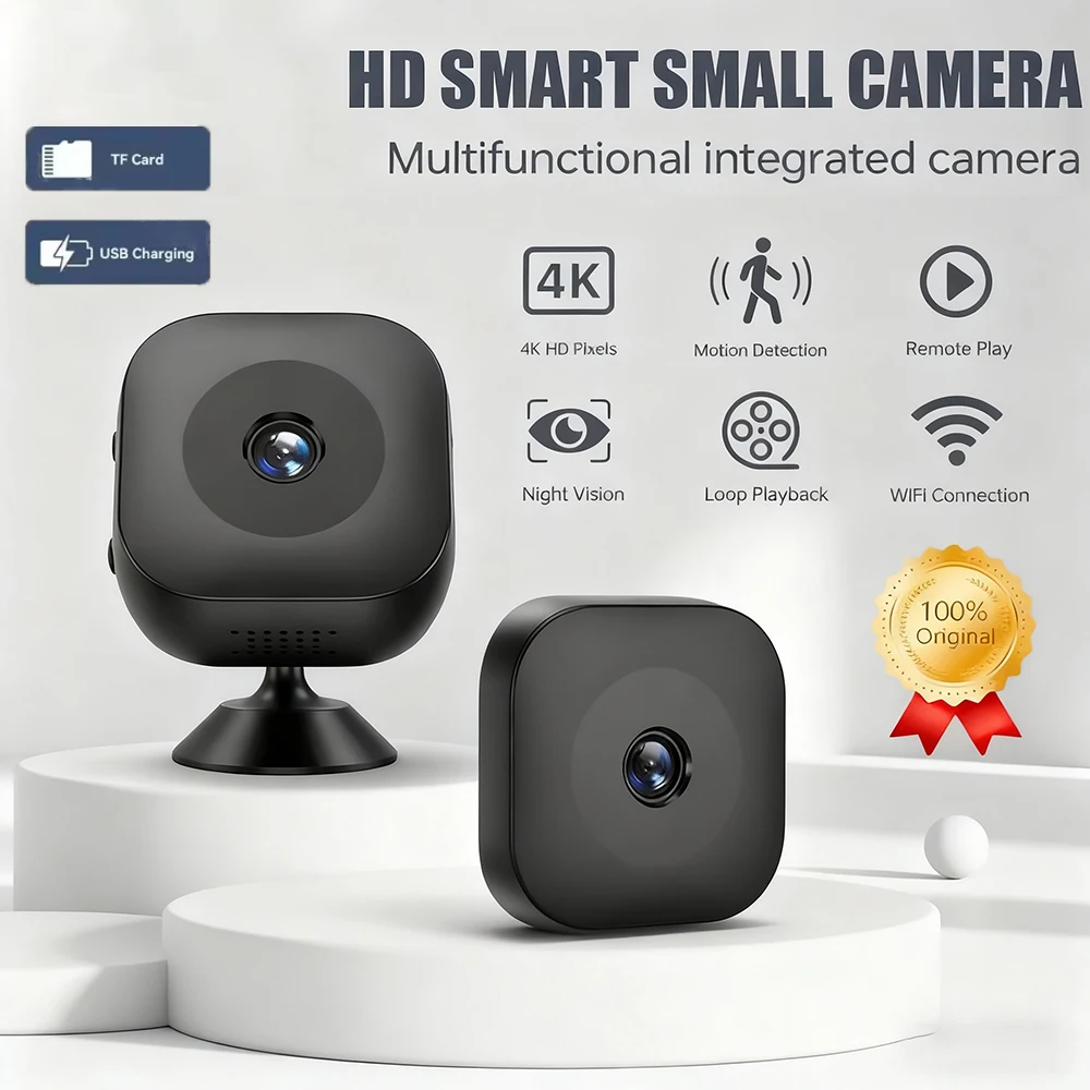 Mini HD 4K Camera WiFi Wireless Monitoring Security Protection Remote Monitor Camcorders Video Surveillance Smart Home 2025