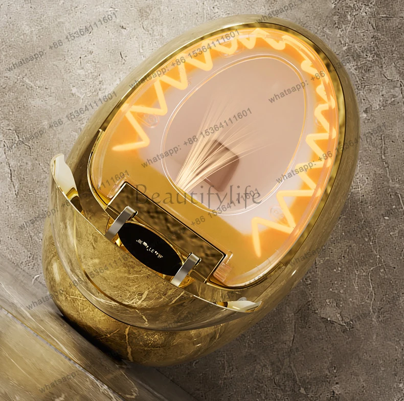 

Golden smart toilet, dual waterway cleaning, no water pressure limit, fully automatic toilet