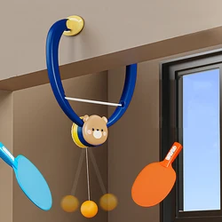 Hanging Table Tennis Trainer With Racket Mini Badminton Tennis Ball Parent-child Interactive Game Indoor Outdoor Kids Sports Toy