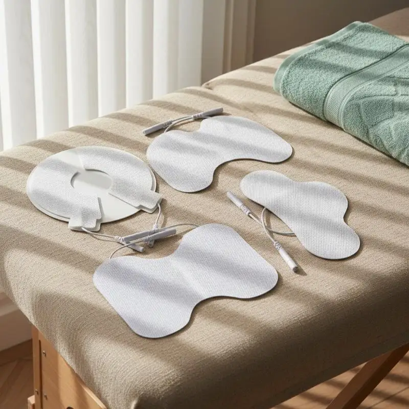 Umweltfreundliche Elektroden-Massagepads, hautfreundlich für Akupunktur-Massagegeräte, zur Linderung von Schmerzen in Taille und Beinen, für den Heim-Spa-Einsatz. – Detail 17