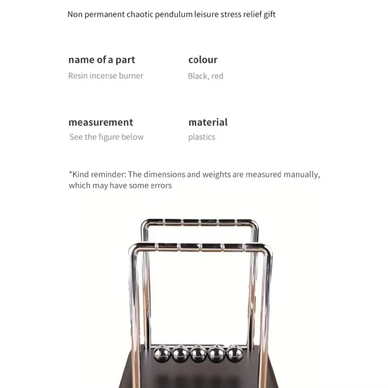 Newton's Cradle Balance Steel Ball Teaching Supplies Physics Science Pendulum Desktop Toys Stress Relief Gifts Home Decoration