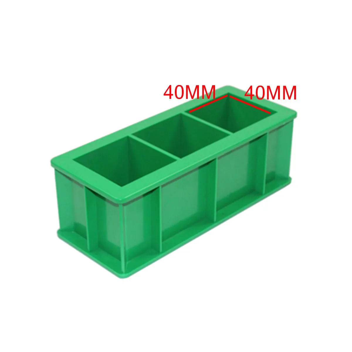 

5 pieces High quality concrete tryout 40mm cube three slot ABS plastic thickening compression test mold mortar test block mold