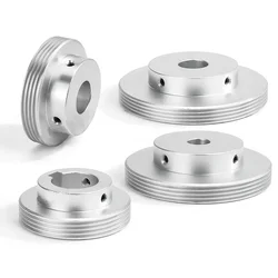 4PJ Multi Wedge Wheel PJ Belt Pulley 4 Slots Motor Shaft 4 Peak Groove Pulleys Timing Pulley 10/12/14/15/30mm Transmission Parts