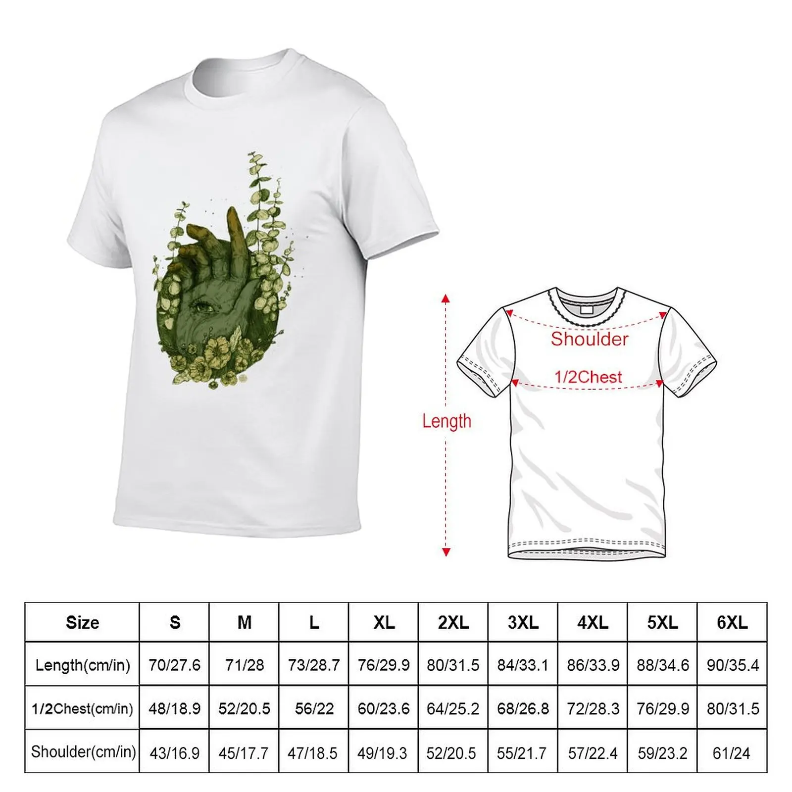 False Insight - Psychic Hand Illustration T-Shirt High Quality Durable T-Shirt