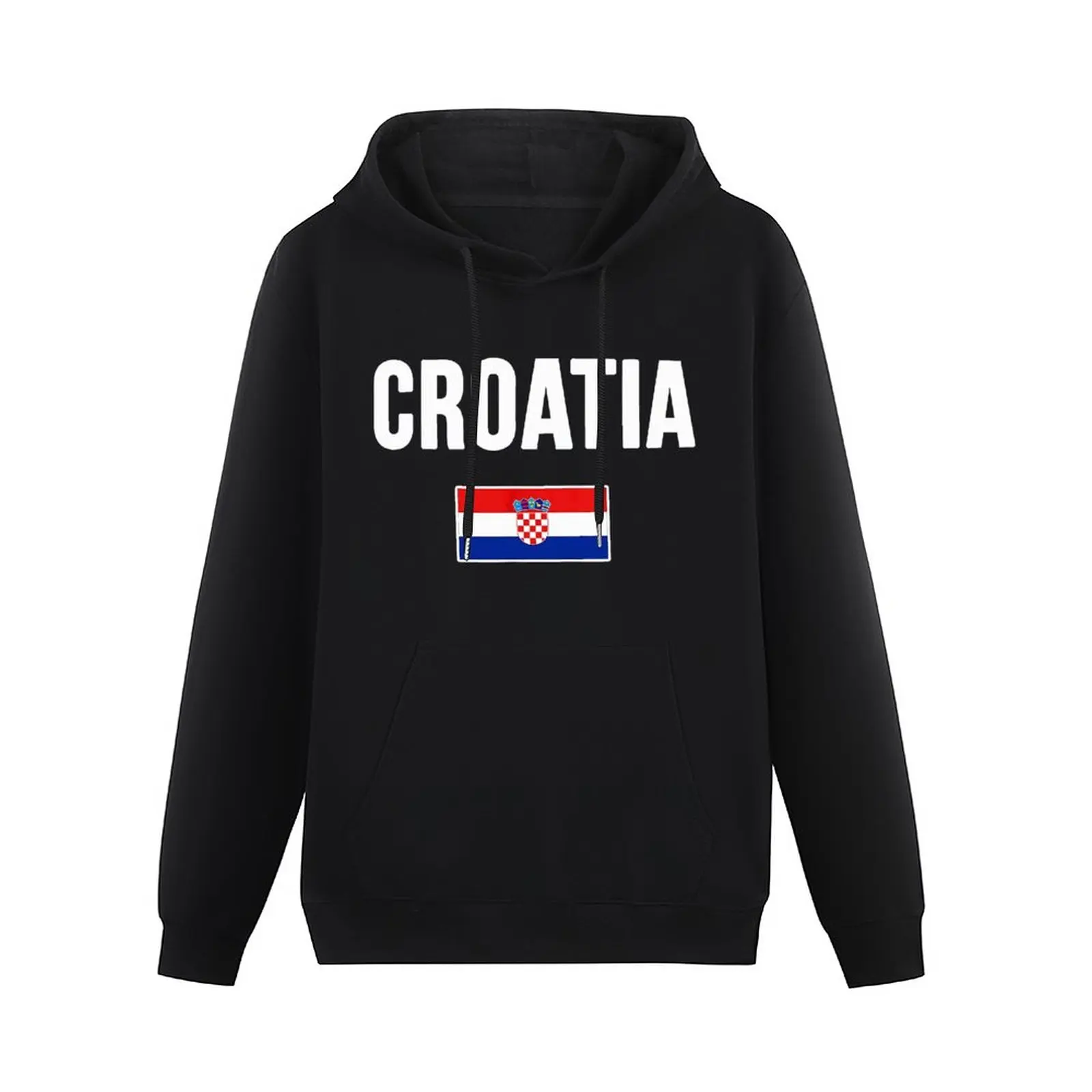 Men Women Hoodies Croatia Flag Croatian Country Map Hoodie Pullover Hooded Hip Hop Sweatshirt Cotton Unisex