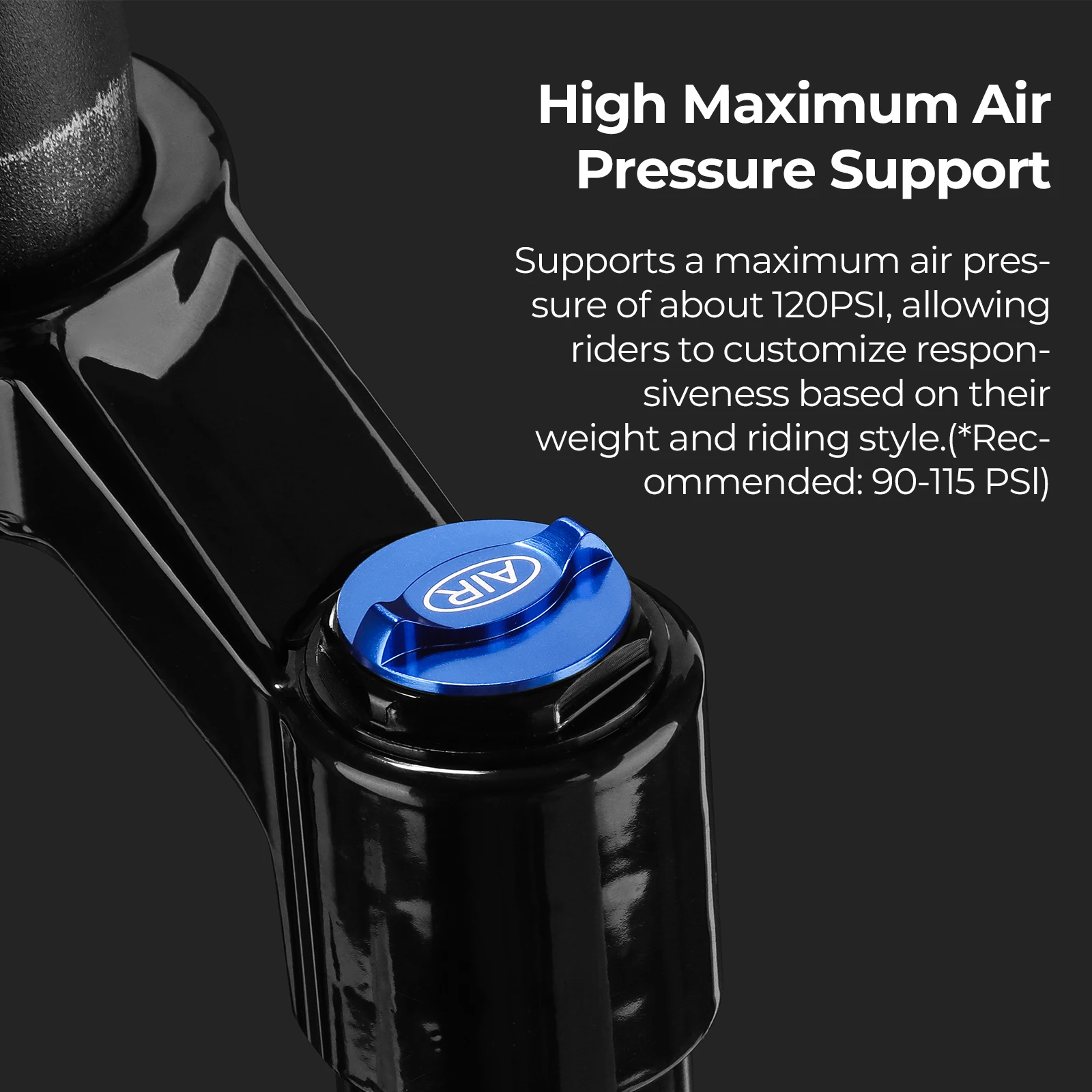 BOLANY MTB Air Fork 27.5 29Inch Air Oil Suspension Boost 15x110 Thru Axle Lightweight Bike Fork R29 Damping Rebound Adjustable