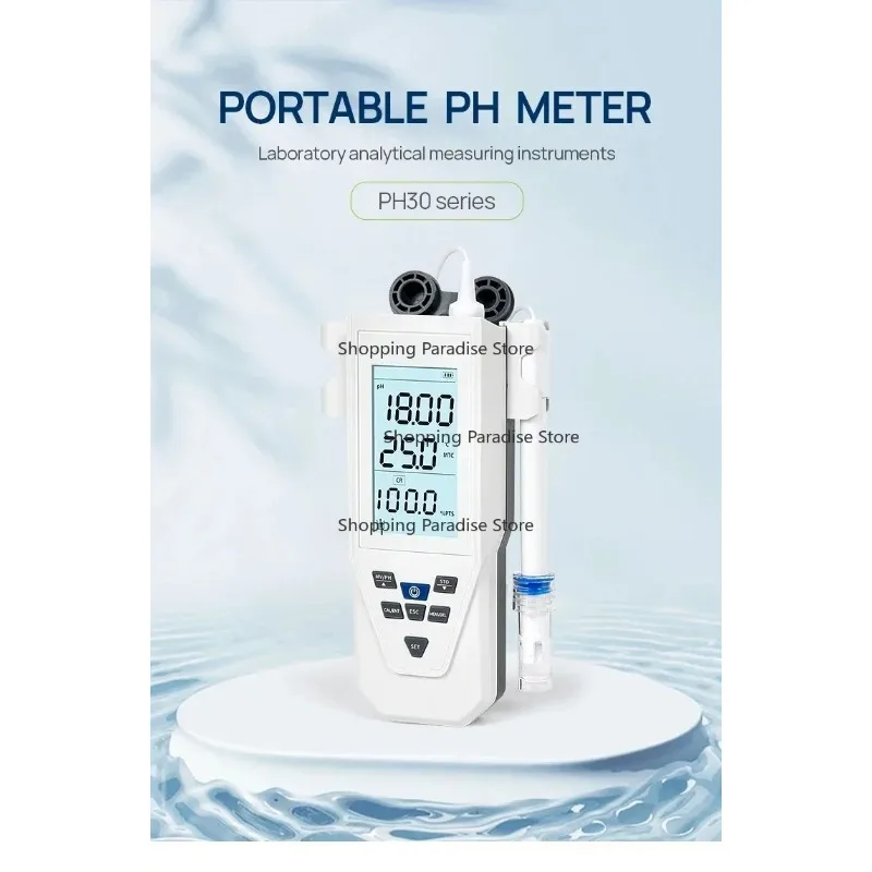 Portable Digital PH Meter 2025 Hot Sale China Automatic Multi-function Lab PH Meter for Water Air Quality Testing