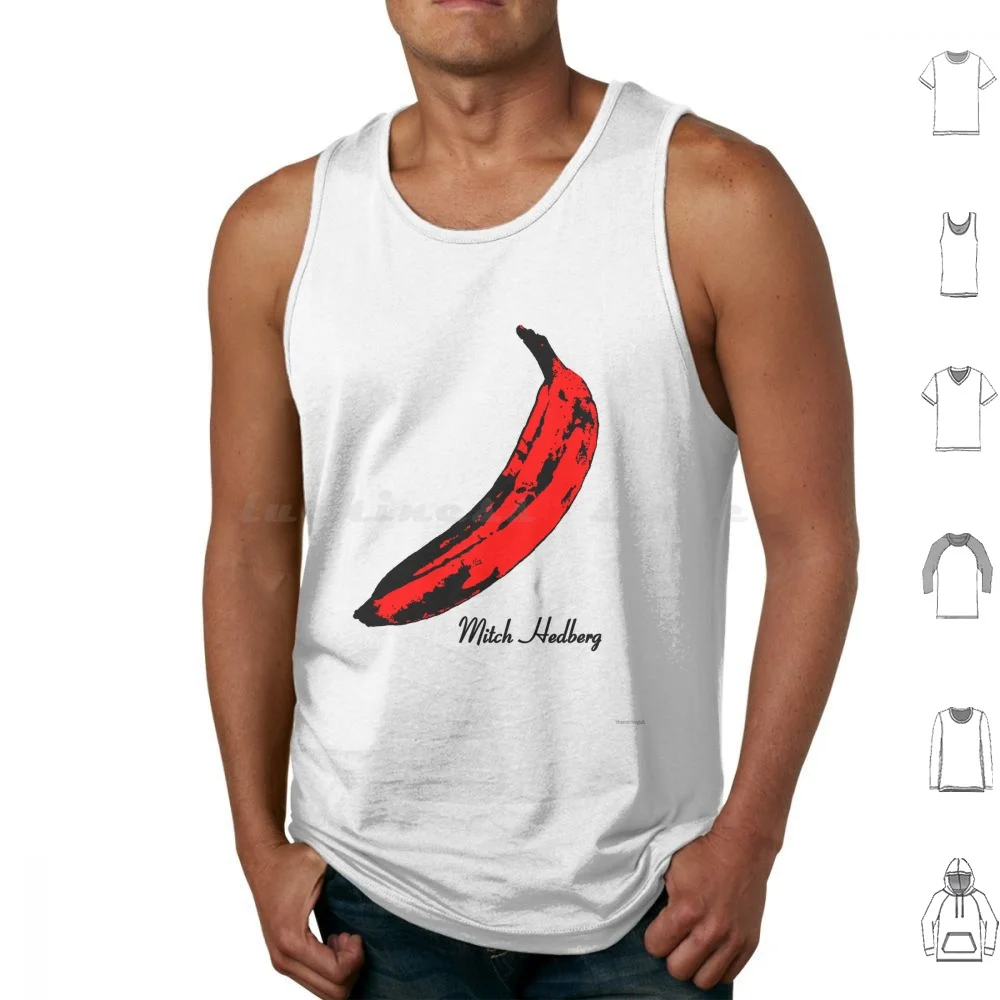 Mitch Hedberg Tank Tops Print Cotton Mitch Hedberg The Jokes Where Did You Get Banana Homage Mashup Mash Up Funny