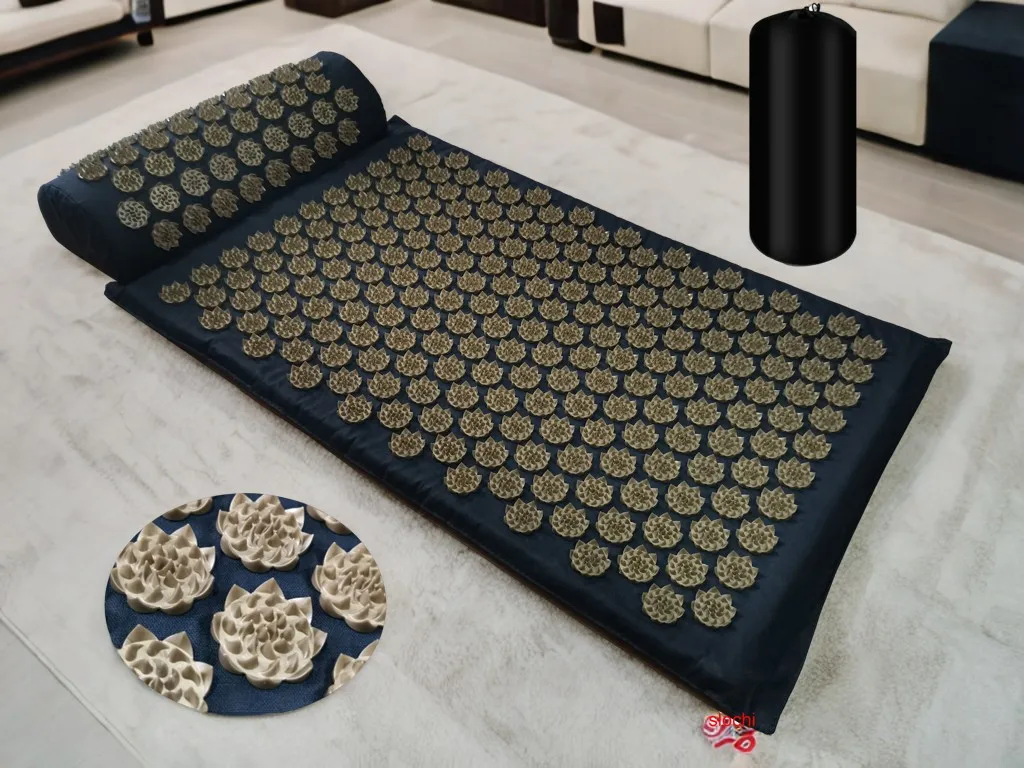 Massager Cushion  Shakti Mat Massage Yoga Mat Acupressure Relieve Stress Back Body Pain Spike Mat Acupuncture Massage Mat Pilate