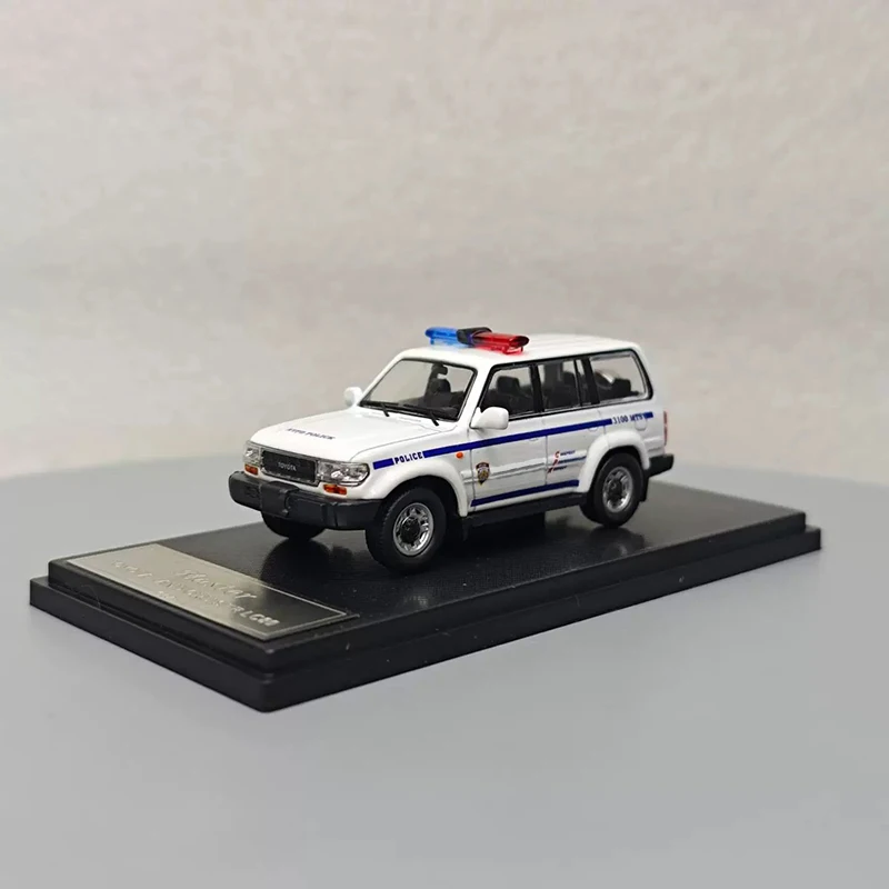 รถโมเดลโลหะผสม LAND CRUSER LC80 สเกล 1:64 ของสะสมสำหรับผู้ใหญ่ ของที่ระลึก ของขวัญ ตั้งโชว์