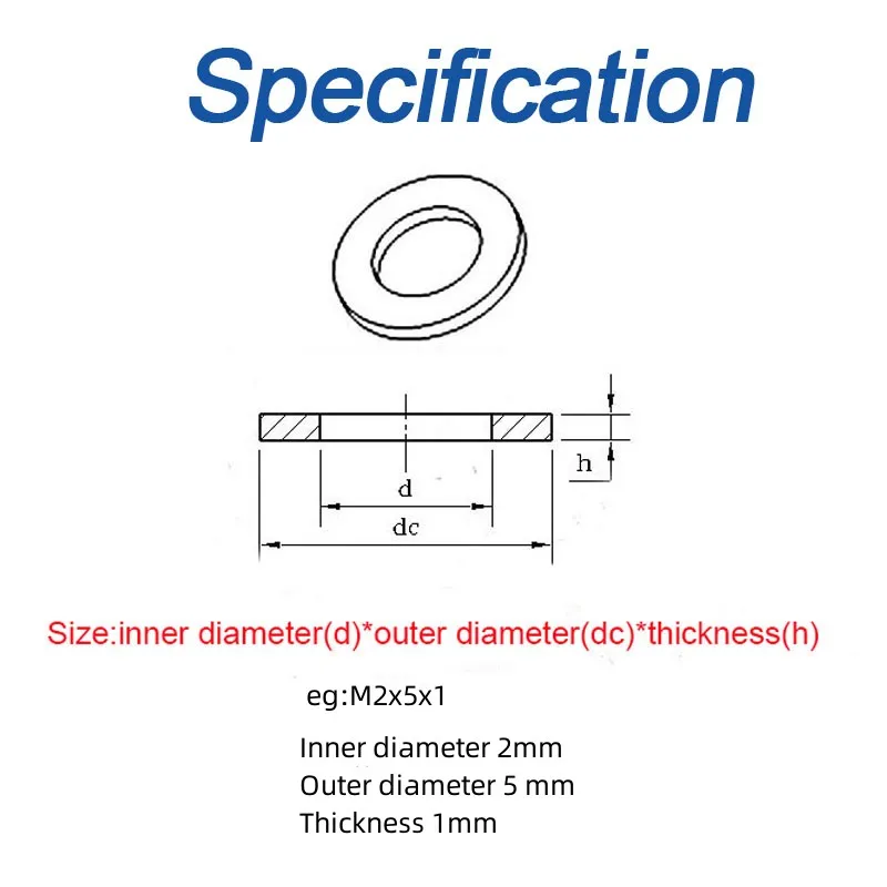 20/50/100pcs M2 M2.5 M3 M4 M6 M8 M10 M12 White Plastic Nylon Flat Washer Plane Spacer Insulation Gasket Ring Thickness 1/1.5/2mm