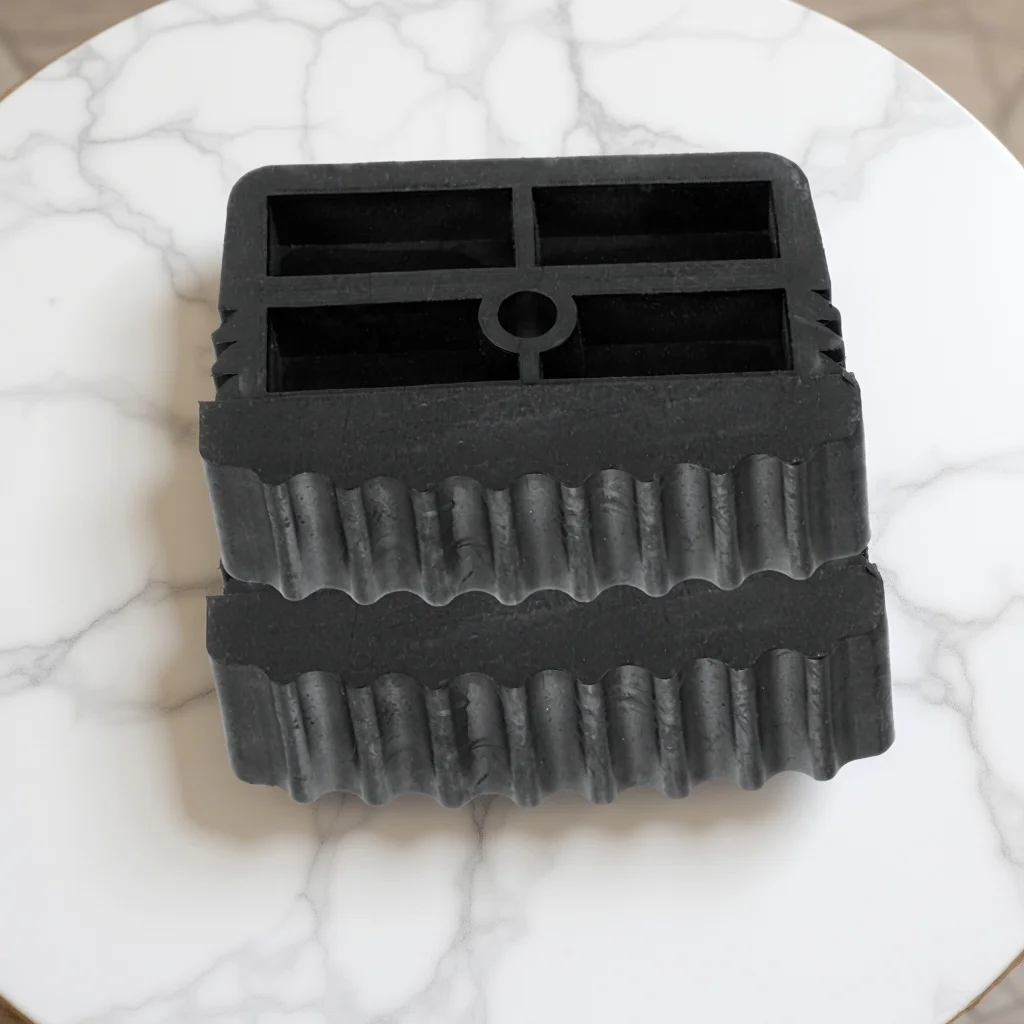 

2Pcs Anti-Slip Ladder Foot Covers Thickened Rubber Replacement Tips for Stability and Floor Protection Non-Slip Ladder Pads