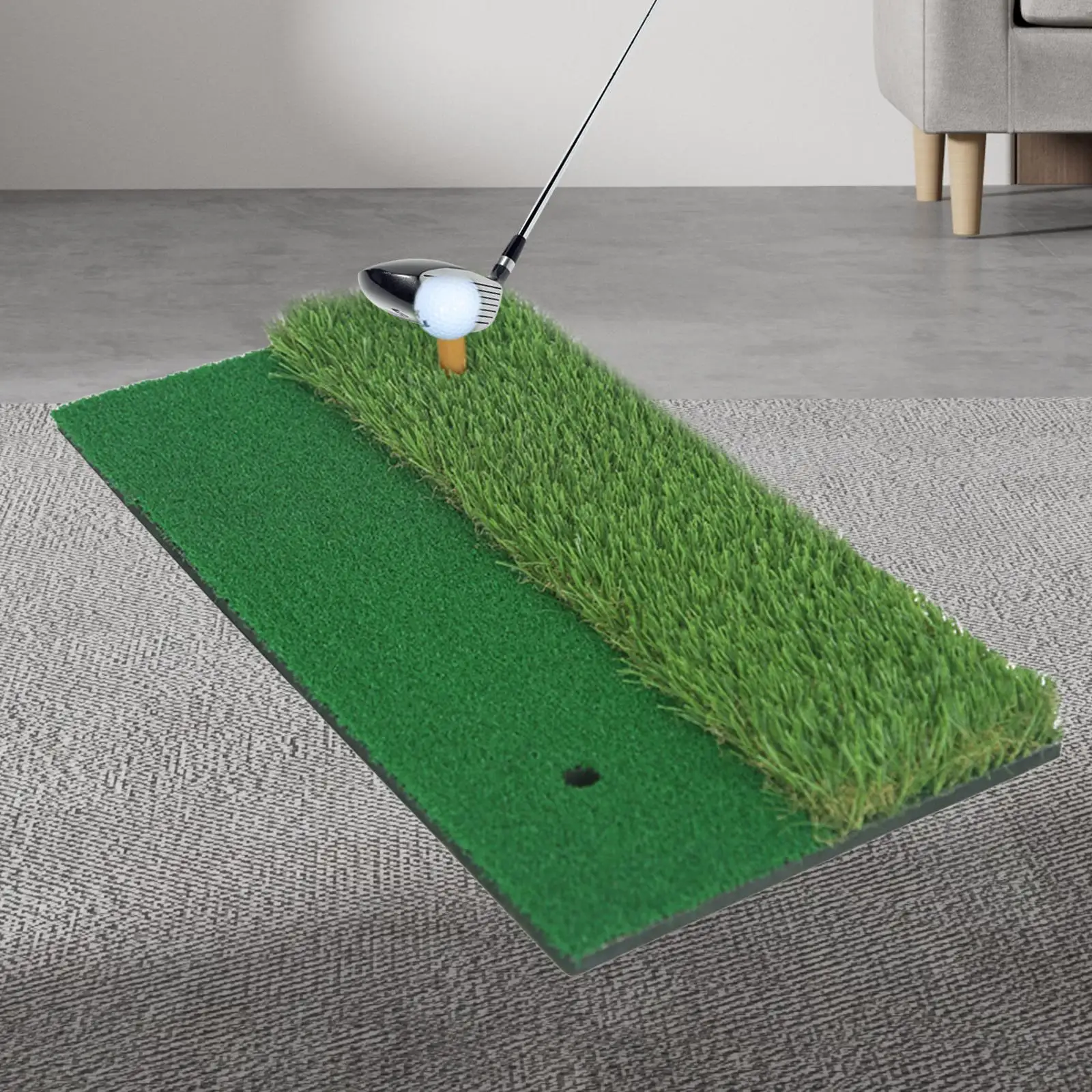 Golf Hitting Mat Turf Mat Rectangle Training Pad for Game Outdoor