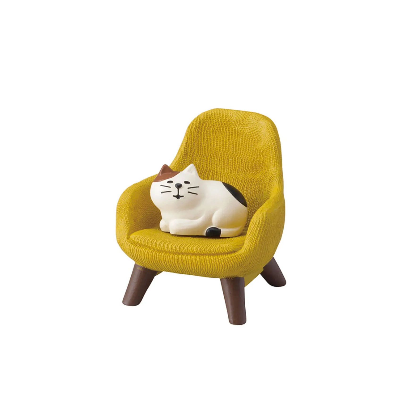 3pcs new style Cute Cat Miniature Furniture Set DIY Zakka Scene Kit Ins Style Kawaii Dollhouse Sofa Chair Toy Decor