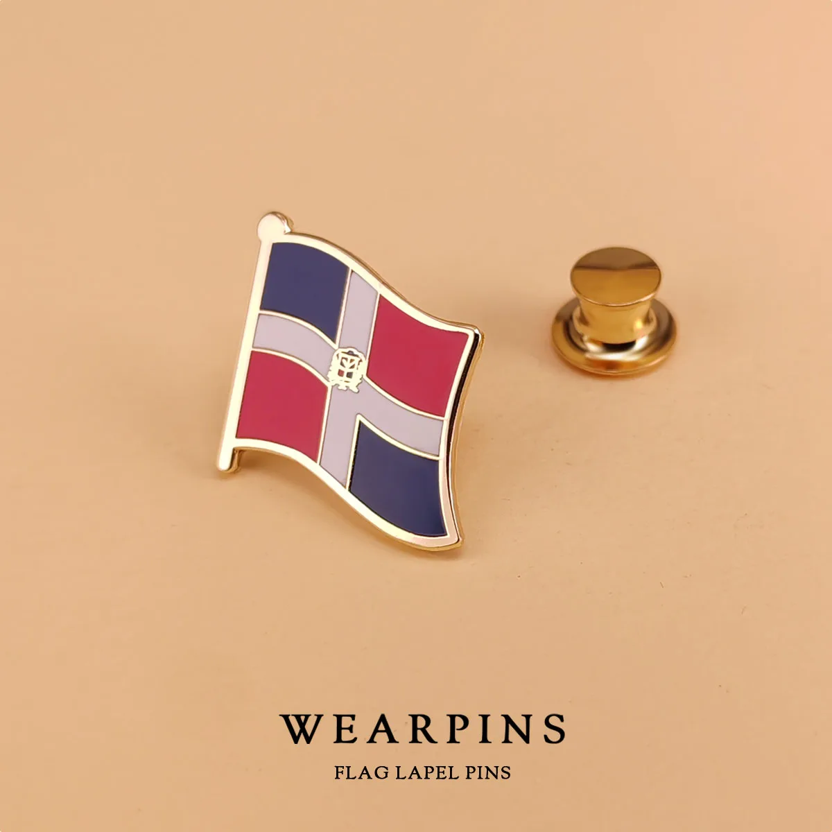 Dominican Republic National Flag Lapel Pins Country Badges