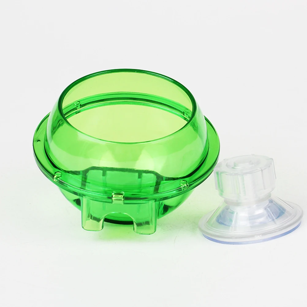 

1 Pc ABS Suction Cup Feeder for Lizards Small Reptile Pet Drinking Bowl Sturdy Durable Easy Attach Reptile Supplies Terrarium