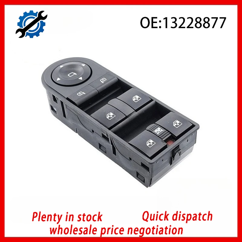 FEELWIND Electric Power Window Master Control Switch Fit For Vauxhall For Opel Astra H Zafira 13228699 13228877