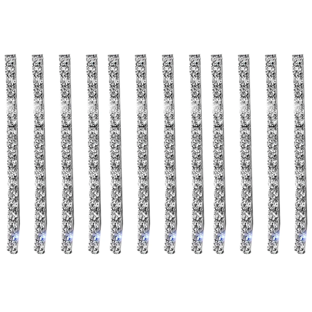 

12 Pcs Hair Clip Rhinestones Girls Accessories Bridal Wedding Pin Shiny Women Hairpins Hairstyles Decorative