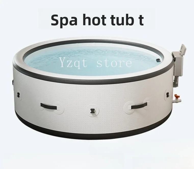 Inflatable spa Jacuzzi Household Inflatable Swimming Pool Massage Bubble Pool Bucket Adult Folding Spa Pool