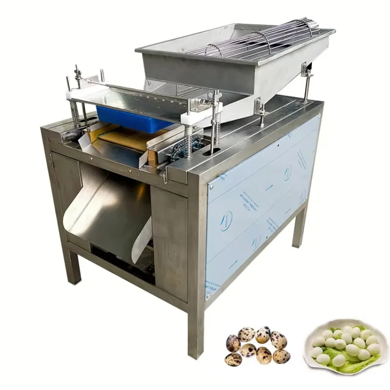 Automatic Quail Egg Peeler Boiled Quail Egg Peeling Machine Quail Egg Shell Removing Machine