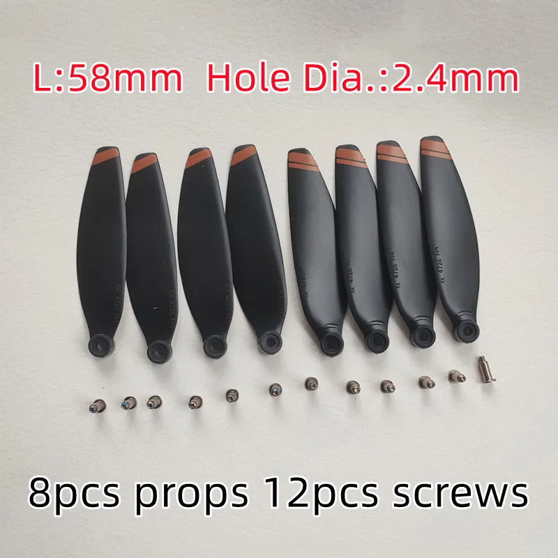 4 Pair CW CCW 4726 Propeller Props Blade Replacement for Mini 2 Drone Light Weight Wing Fans Spare Parts Accessory