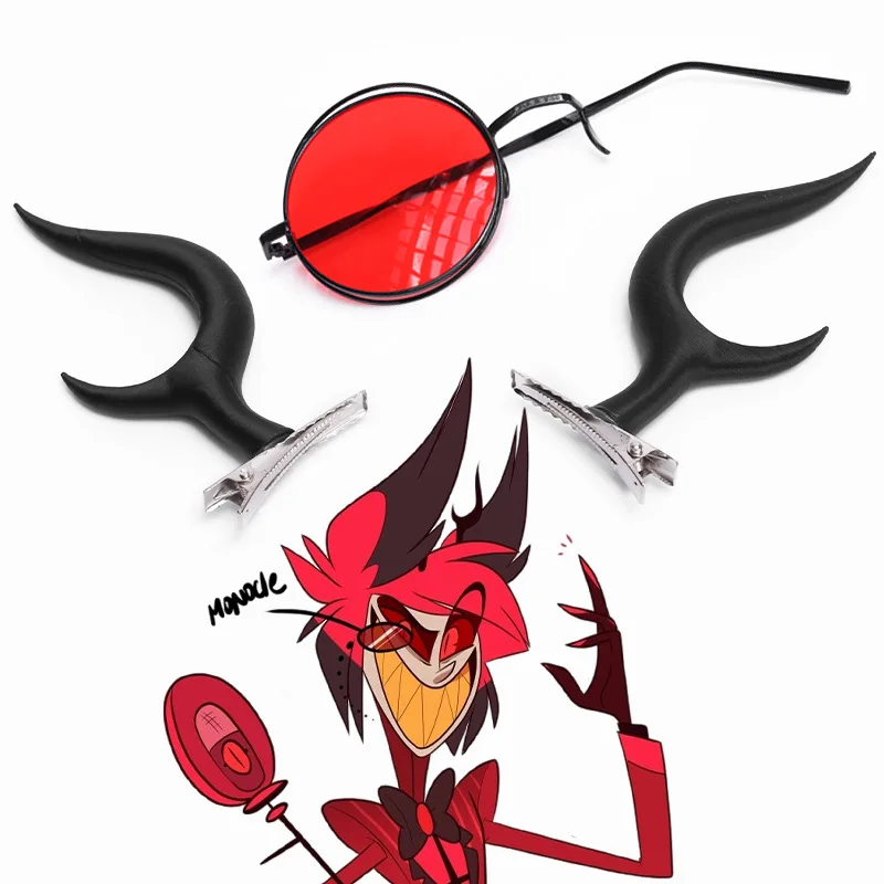acessorios-de-fantasia-hazbin-hotel-alastor-chifres-de-demonio-grampo-de-cabelo-e-monoculo-vermelho-para-cosplay-e-festas-tematicas-de-halloween