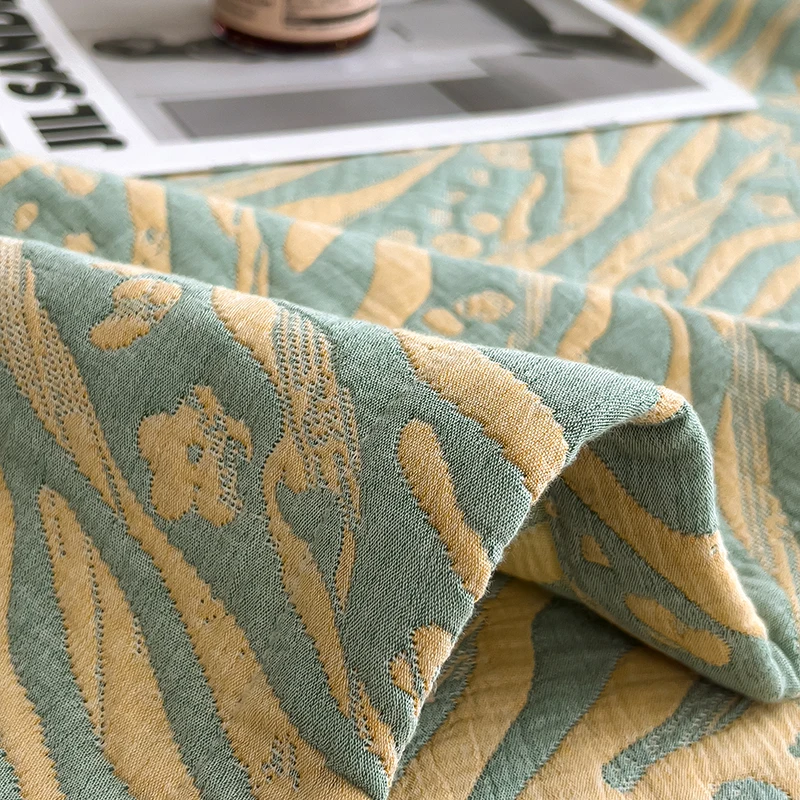 Luxury Pure Cotton Blankets for Bed All Season Cozy 100% Cotton Muslin Throw Blankets Thress Layer Gauze Summer Blanket Quilt