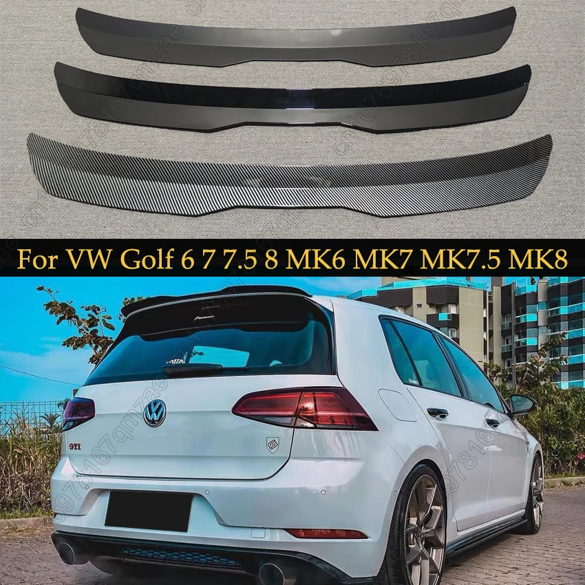 Car Roof Spoiler For VW Volkswagen Golf 6 7 7.5 8 MK6 MK7 MK7.5 MK8 Maxton Style Rear Roof Spoiler Wing Body Kits Tuning