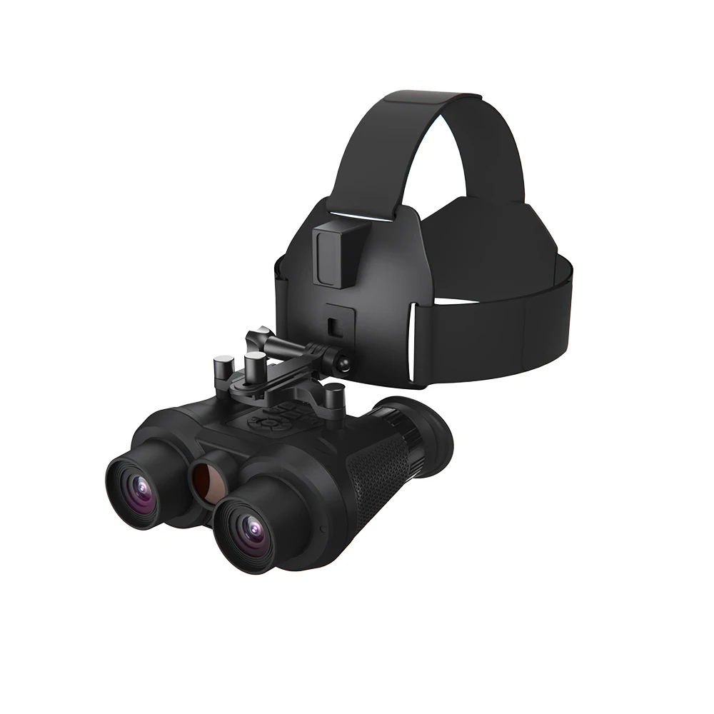 New Generation 3D VR Night Vision Binoculars 4K HD Digital Zoom Helmet Mounted Infrared Night Vision Goggles For 100% Darkness